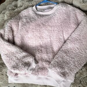 Secret Treasures Pink Crew Neck Sweater Plush Cozy Design